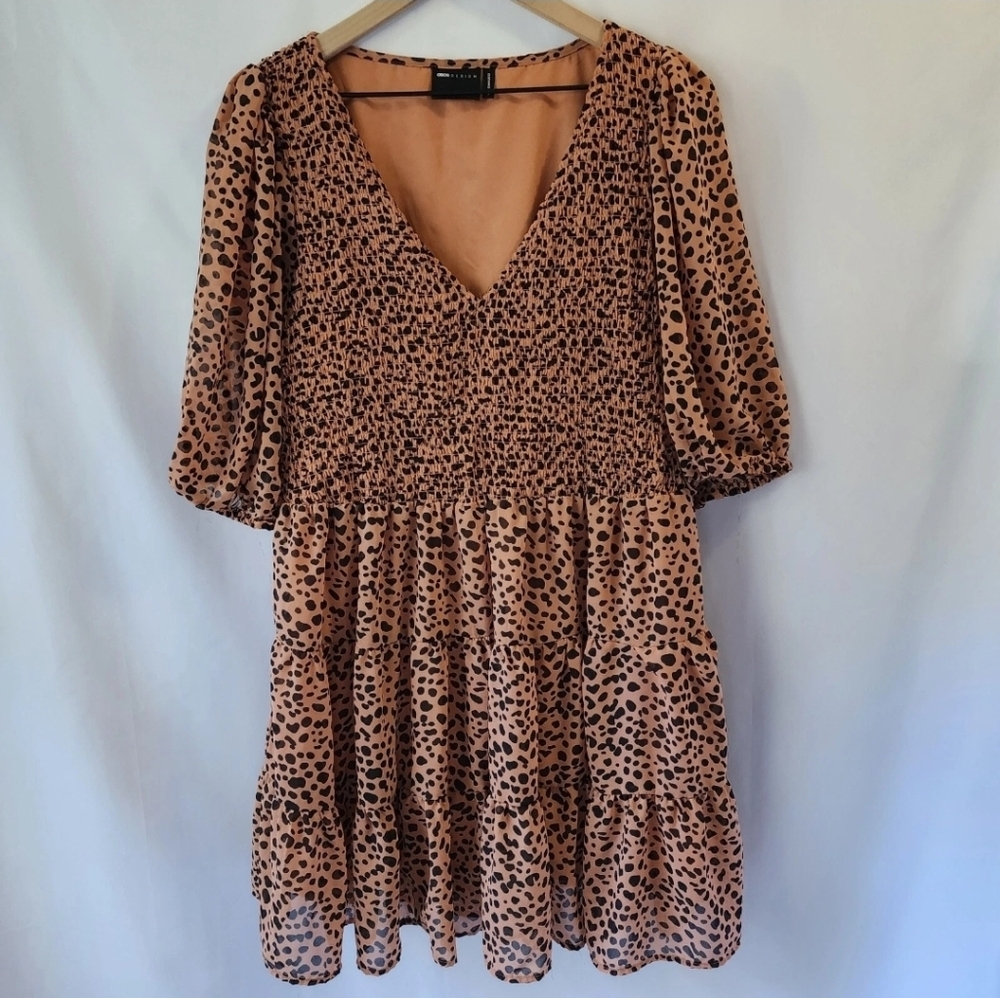 ASOS • Blush Dalmatian Dot‎ Dress